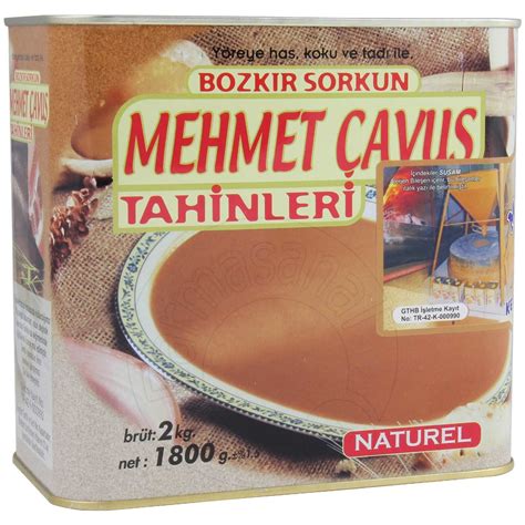 Mehmet Avu Kepekli Bozk R Tahini Teneke Kutu Kg Fiyat