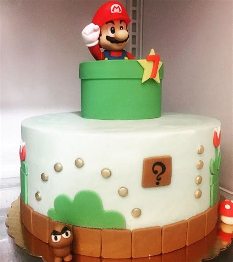 A Super Mario Bros Cake I Made R Cakes