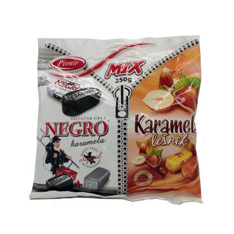 Pionir Negro I Karamel Mix Lakritz Bonbons Gr Exyu Shop Hamburg