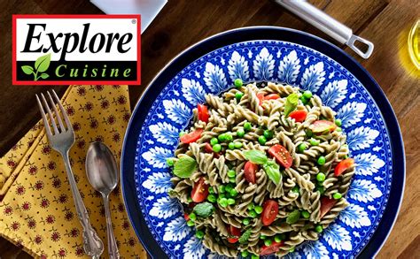 EXPLORE CUISINE Organic Mung Bean Pasta Rotini Delicious Plant Based