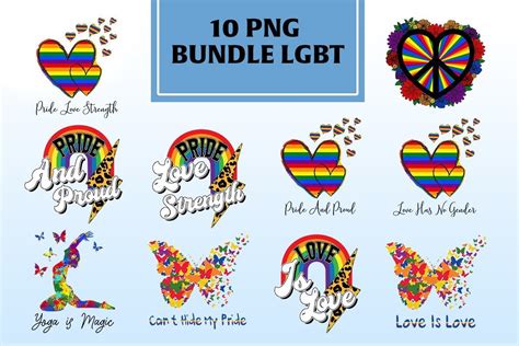 Bundle Lgbt Png Pride Month Graphic Graphic By Boss Design