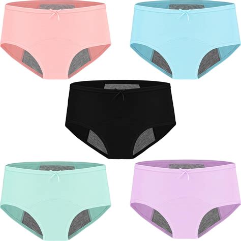 Hellove Womens Cotton Period Panties Menstrual Protective Leak Proof