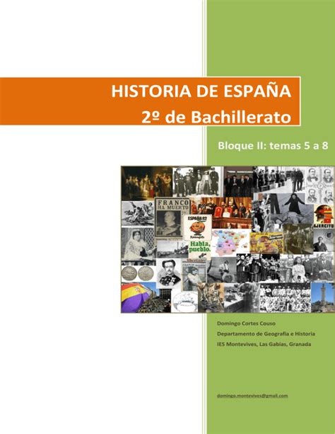 Historia De Espa A De Bachillerato