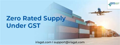 Zero Rated Supply Under Gst Zero Rated Vs Exempted Supplies