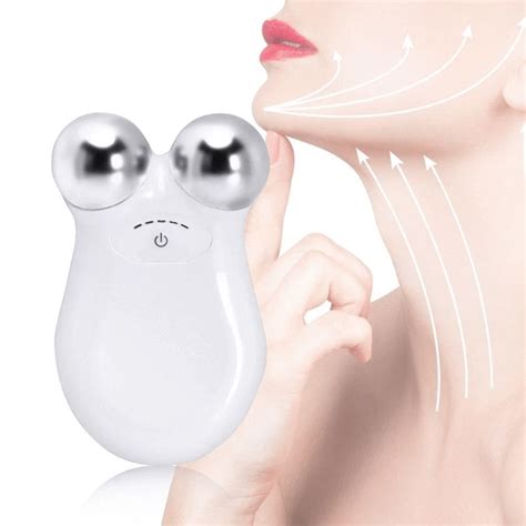 Electric Microcurrent Vibration Face Lift Massager Facial Toning Dev