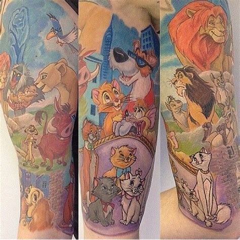 Disney Half Sleeve Tribal Tattoos