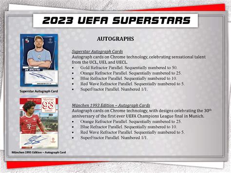 2023 Topps UEFA Superstars Soccer Cards