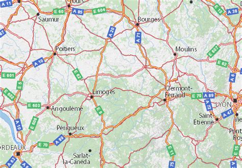 MICHELIN Creuse map - ViaMichelin