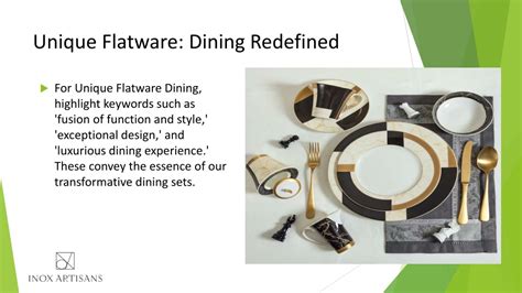 Ppt Setting Trends Unique Flatware Sets For Modern Elegance