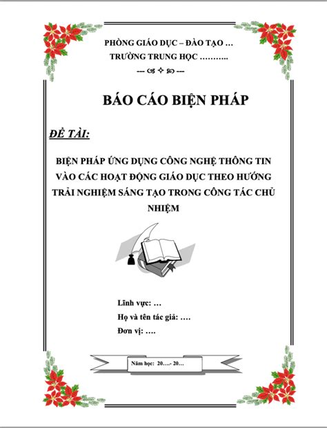 SKKN Biện pháp ứng dụng công nghệ thông tin vào các hoạt động giáo dục