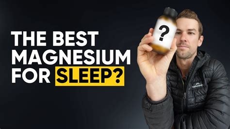 This Is The Best Magnesium Supplement For Sleep Youtube