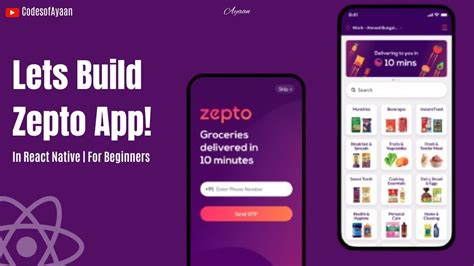 Zepto App In React Native Home Ui And Gps Enabling For Beginners