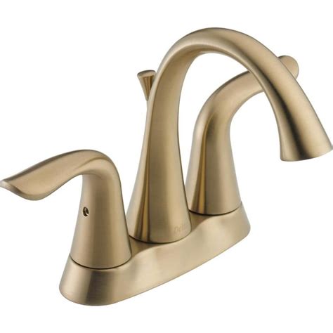 Delta Champagne Bronze Bathroom Faucet - Delta Trinsic Champagne Bronze ...