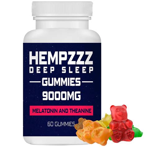 HempZZZ Gummies For Deep Sleep With Melatonin And Theanine Relaxation