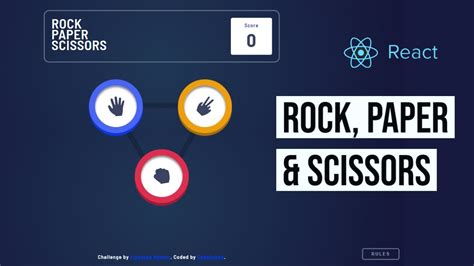 Build Rock Paper And Scissors Game With React Js Youtube