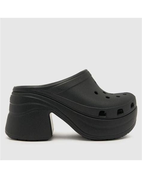 Crocs Siren Clogs Shoes In Black Lyst UK