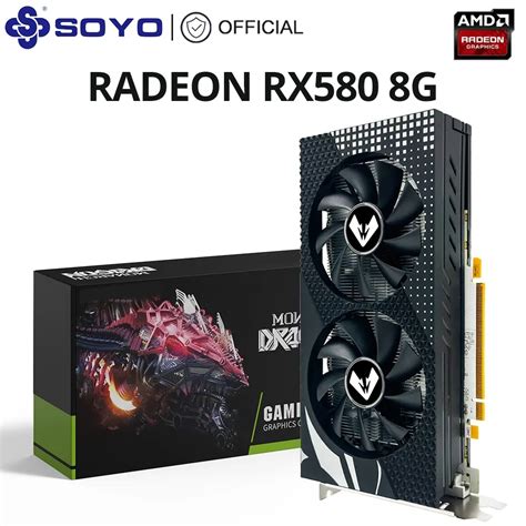 SOYO Full New AMD Radeon RX580 8G Graphics Card GDDR5 Memory 256Bit