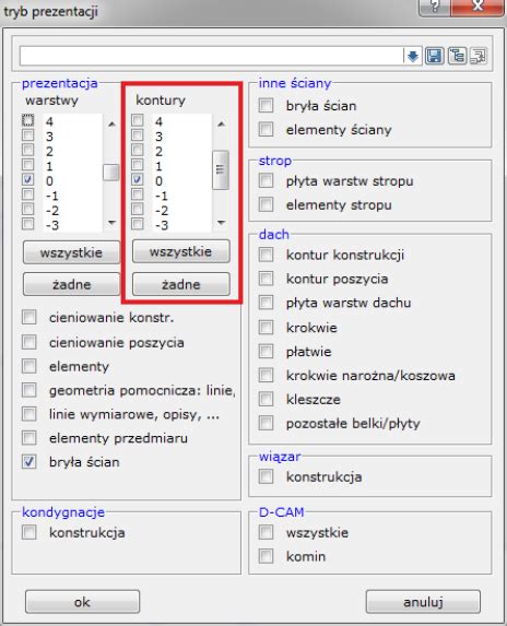 Kontury warstw ściany i stropu INFOTEKA Dietrich s