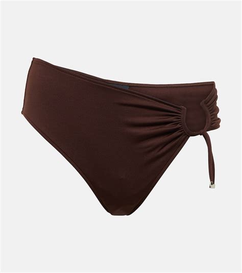 Jacquemus Brown Le Raphia Le Bas De Maillot Aouro Bikini Bottoms ModeSens