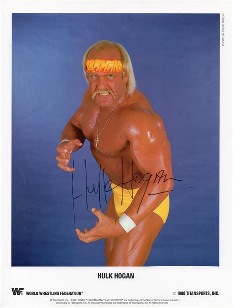 Hulk Hogan WWF Promo Photo – RetroWrestling.com