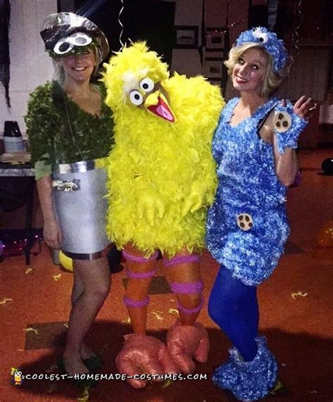 Coolest Homemade Sesame Street Groups Costumes