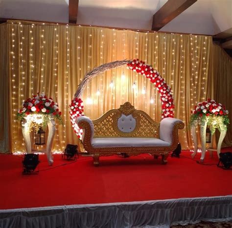 Best Engagement Decoration at Apartment party Hall – Anil Events Bangalore