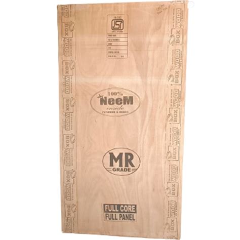 Brown Neem MR Grade Plywood Sheet For Furniture Thickness 20mm At Rs