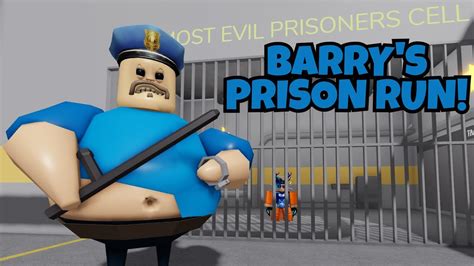 BARRY S PRISON RUN First Person Obby In Roblox YouTube