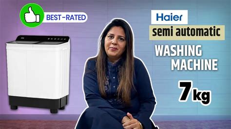 Haier 7 KG Semi Automatic Washing Machine Review HTW70 178N Price