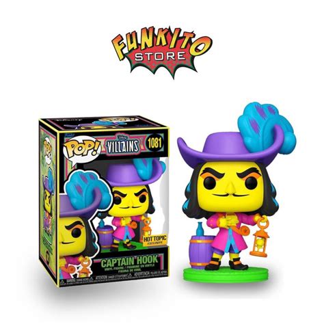 FIGURA FUNKO DISNEY VILLAINS CAPTAIN HOOK HOT TOPIC
