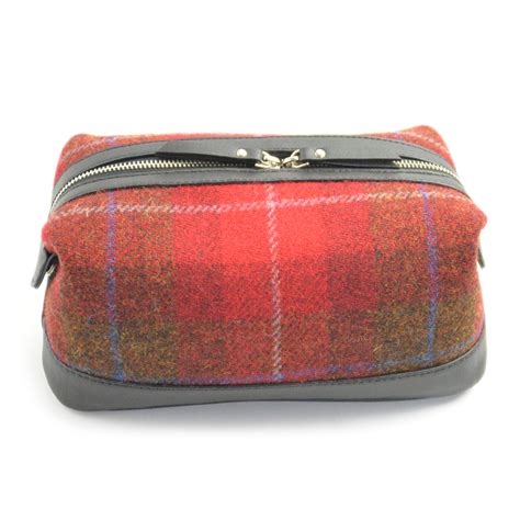 Harris Tweed Wash Bag Style 1 Dasimpex