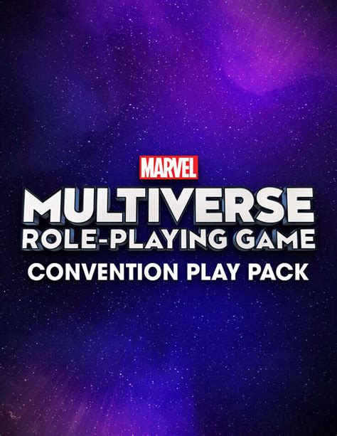 Marvel Multiverse Role Playing Game Convention Play Pack Marvel