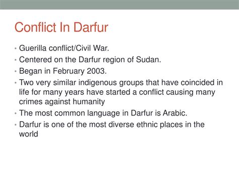 PPT - The Darfur genocide PowerPoint Presentation, free download - ID:2200973