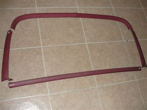 Find 1970 Ford Torino Fastback Rear Red Interior Window Moldings Trim