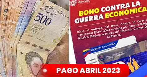 Primer Bono Especial Y Guerra Econ Mica Abril Cu Ndo Inicia El