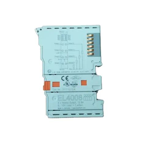 Original 8 Channel Analog Output Terminal Module EL4008 Beckhoff