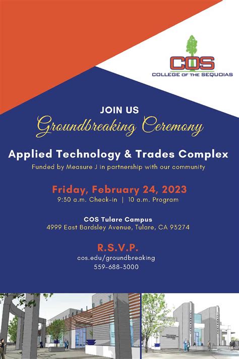 Groundbreaking for COS Tulare’s Applied Technology & Trades Complex