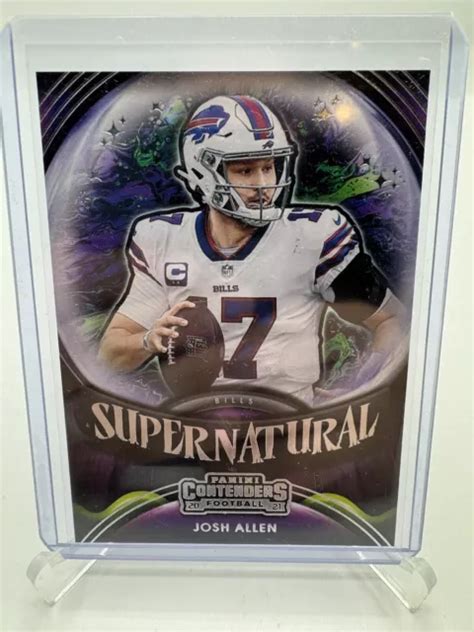 CARTE JOSH ALLEN 2021 Panini Contenders Football Supernatural Buffalo