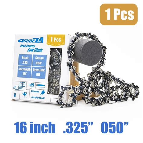 AGUDEZA 1 Pcs 16 Inch Chainsaw Chain 325 Picth 050 Gauge 66 DL Saw