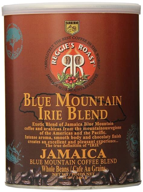 Reggie S Roast Jamaica Blue Mountain Irie Blend Whole Bean Coffee