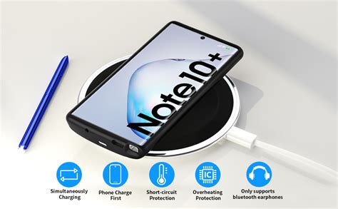 Newdery Battery Case For Galaxy Note 10 Plus 6000mah Charging Case