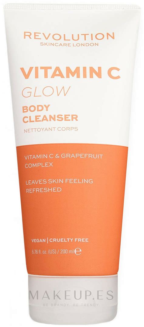 Revolution Skincare Vitamin C Glow Body Cleanser Gel De Ducha Con