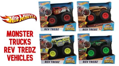 HOT WHEELS REV Tredz Monster Jam Trucks Fahrzeuge NEU Mattel Jetzt