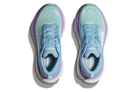 Chaussures De Running Hoka Femme Bondi 8 Bleu Violet Alltricks Fr