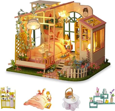 Cuteefun Diy Puppenhaus Miniatur Haus Zum Selber Bauen F R Erwachsene