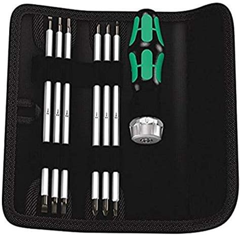 Wera 05059297001 62 Bitholding Screwdriver Set With Bits In Pouch 33