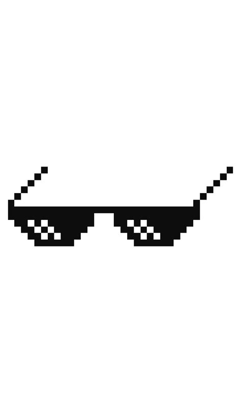 Thug Life Glasses Png Picture Thug Life 8bit Black Glasses Glasses