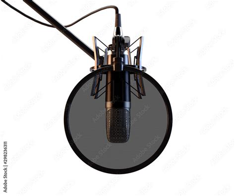 Hanging Condenser Microphone Stock Illustration Adobe Stock