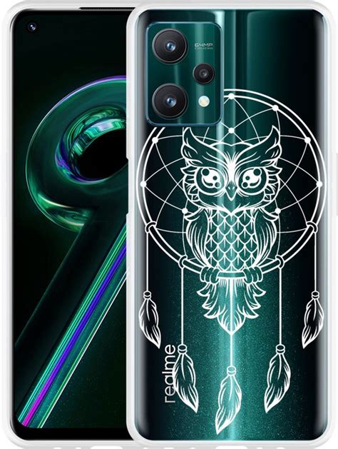 Hoesje Geschikt Voor Realme 9 Pro Dream Owl Mandala White Bol