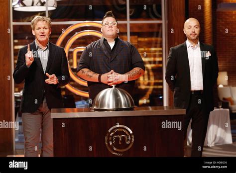 Masterchef Aka Master Chef From Left Judges Gordon Ramsay Graham Elliot Joe Bastianich